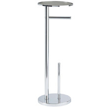Chrome Ovo Stainless Steel Toilet Caddy