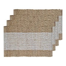 Blake Jute & Cotton Placemats (Set of 4)