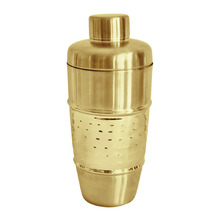 Hammered Gold Alfie 500ml Cocktail Shaker
