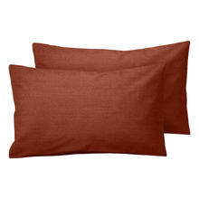 Solid French Linen Standard Pillowcases (Set of 2)