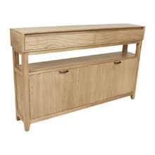 Clark 2 Drawer Shoe Cabinet