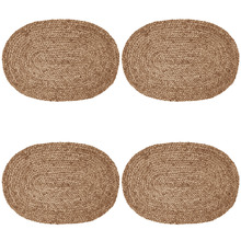 Madden Oval Jute Placemats (Set of 4)