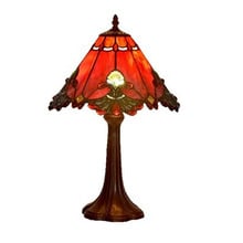 Nature Orange Leadlight Tiffany Table Light