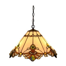 Desert Garden Glass Tiffany Pendant