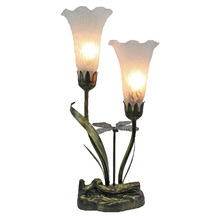 Two Branch Upward Lily Lamp