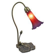 Lily Frosted Glass Gooseneck Table Lamp