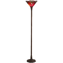Clara Tiffany Stained Glass Floor Lamp