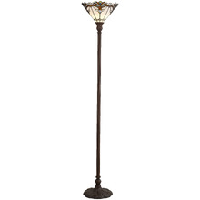 Clara Tiffany Stained Glass Floor Lamp