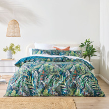 Fernly Cotton Sateen Quilt Cover Set