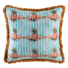 Pina Colada Velvet Cushion