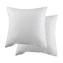 Martha Cotton-Blend European Pillowcases (Set of 2)
