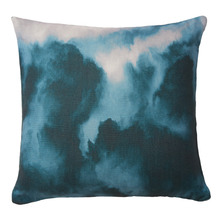 Dark Blue & White Storm Cushion