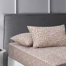 Lisa Washed Cotton Fitted Sheet Set