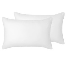 Deluxe Piped Cotton Standard Pillowcases (Set of 2)