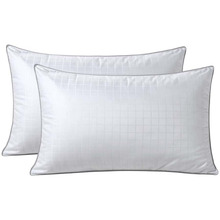 Deluxe Hotel Silk-Blend Soft Standard Pillows (Set of 2)