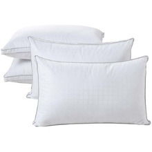 Deluxe Hotel Silk-Blend Soft Standard Pillows (Set of 4)