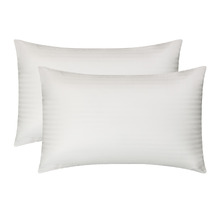 Stripe Premium Hotel Standard Pillows (Set of 2)