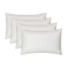 Premium Hotel Cotton Sateen Standard Pillows (Set of 4)