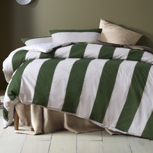 Green Regency Cotton Quilt Cover Set