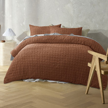 Terracotta Augusta Quilt Cover Set