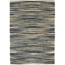 Grey Malmo Stripy Jute Rug
