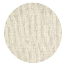 Cream Skandi Hand Woven Wool Round Rug