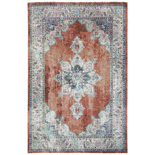 Orange Jade Power-Loomed Rug