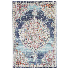 Navy Amida Power-Loomed Rug