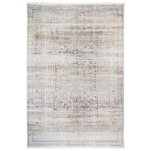 Beige Inka Citadel Oriental Rug