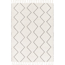 Cream Samira Hand-Tufted Wool-Blend Rug