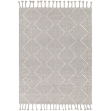 Grey Samira Hand-Tufted Wool-Blend Rug
