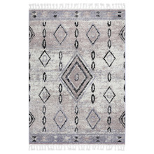 Silver & Grey Nador Boho Moroccan Rug