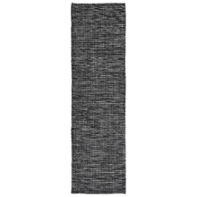 Black Skandi Hand-Woven Wool Runner