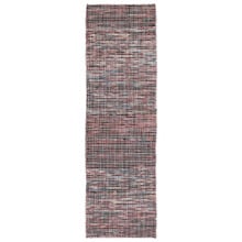 Multi-Coloured Hand-Woven Wool & Cotton Runner