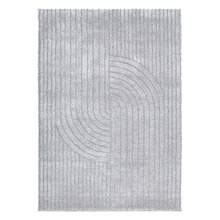 Grey Aluna Shag Area Rug