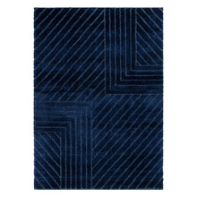 Navy Elara Shag Area Rug