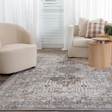 Grey Expressions Oriental Runner
