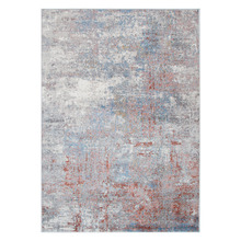 Cream & Red Expressions Modern Rug