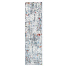 Grey & Blue Expressions Modern Runner