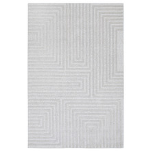 Light Grey Felix Charvi Hand-Tufted Wool Rug