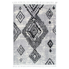 Grey Myk Diamond Rug