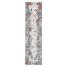 Red & Cream Nina Power-Loomed Runner