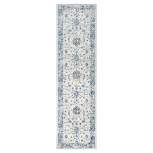 Blue Claire Power-Loomed Runner