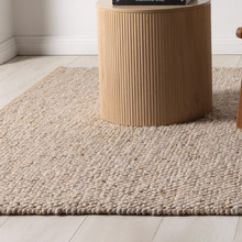 Beige Timothee Hand-Loomed Wool-Blend Rug