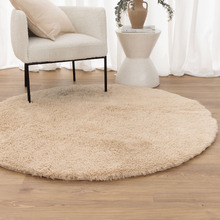 Natural Lewin Round Rug