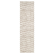 Brown & Cream Bass Squares Runner