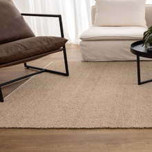 Beige Harmony Hand-Woven Boucle Wool Rug
