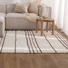 Beige Finley Machine Washable New Zealand Wool Rug