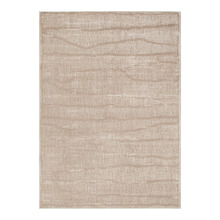 Beige Bedrock Abstract Rug