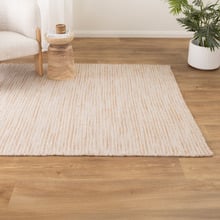 Ivory & Turmeric Skandi Hand-Woven Wool Rug